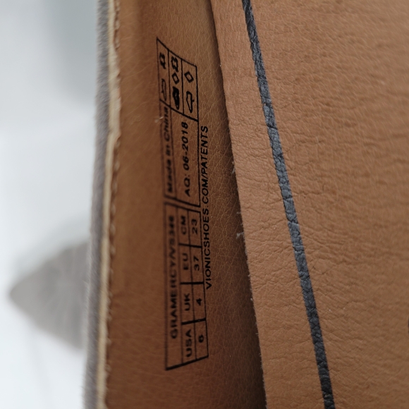 Vionic Women's Gramercy Poin Toe Gray Bow Flats Size 6 - Picture 7 of 9